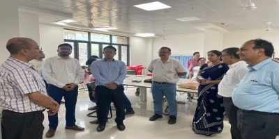 Bone & Joint Day, 6th August, Awareness Camp, Ortho OPD @ PMCH , The HOD of Orthopaedics addressing the gathering