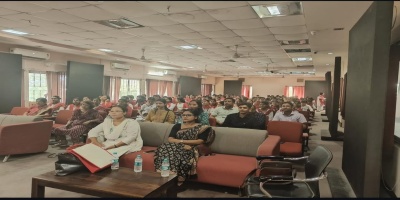Department of Community Medicine, Pragjyotishpur Medical College & Hospital organised an awareness programme on 07/08/2025 at Handique Girls College,  Guwahati to celebrate World Breastfeeding Week 2025.  Participants at Handique College
